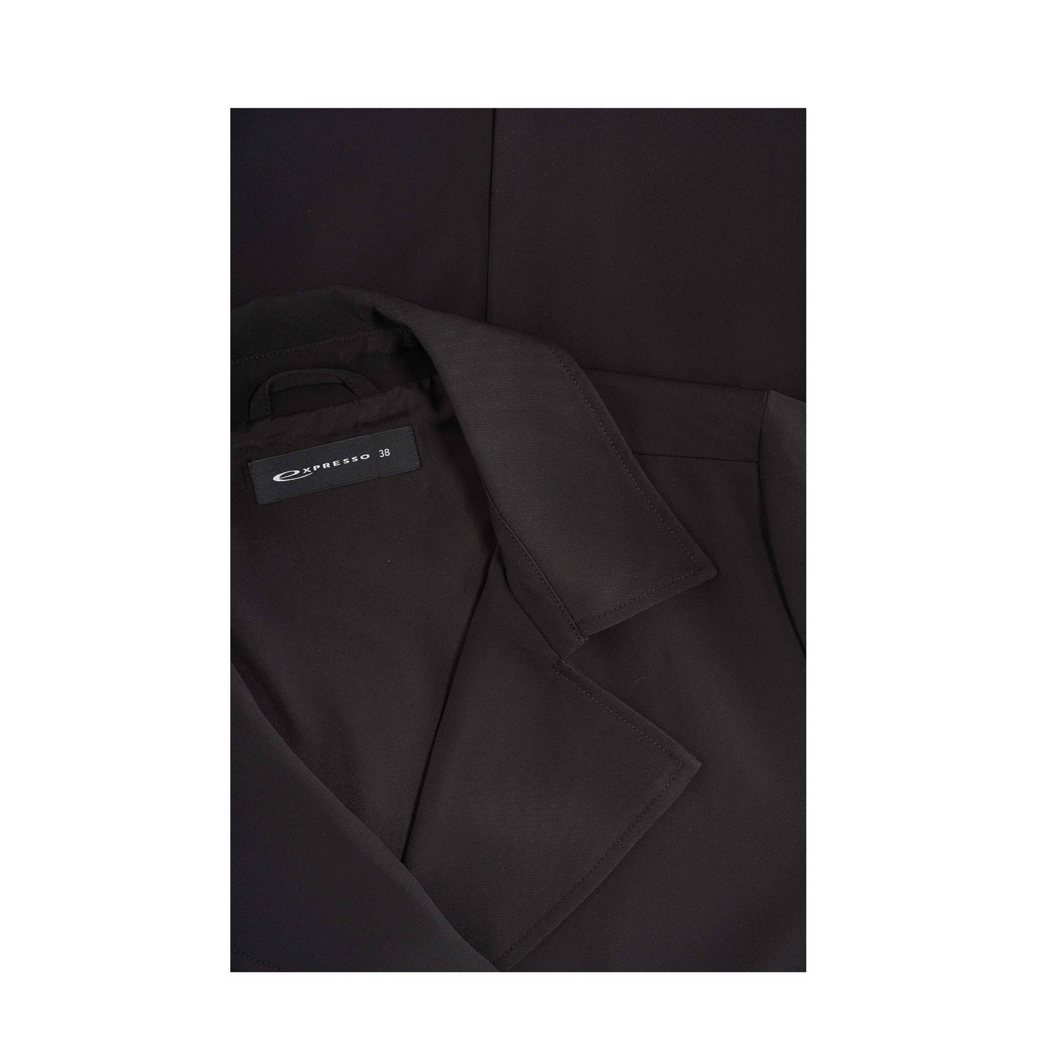 Expresso trenchcoat zwart