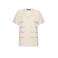 Expresso glitter top beige met pailletten