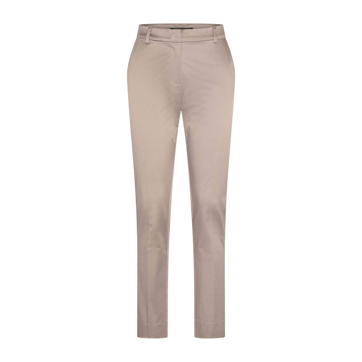 Expresso slim regular waist broek taupe