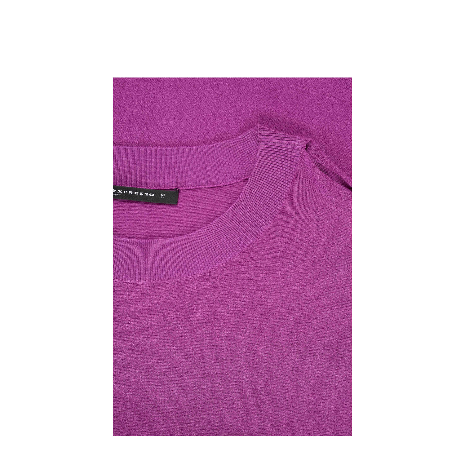 Expresso gebreide trui fuchsia