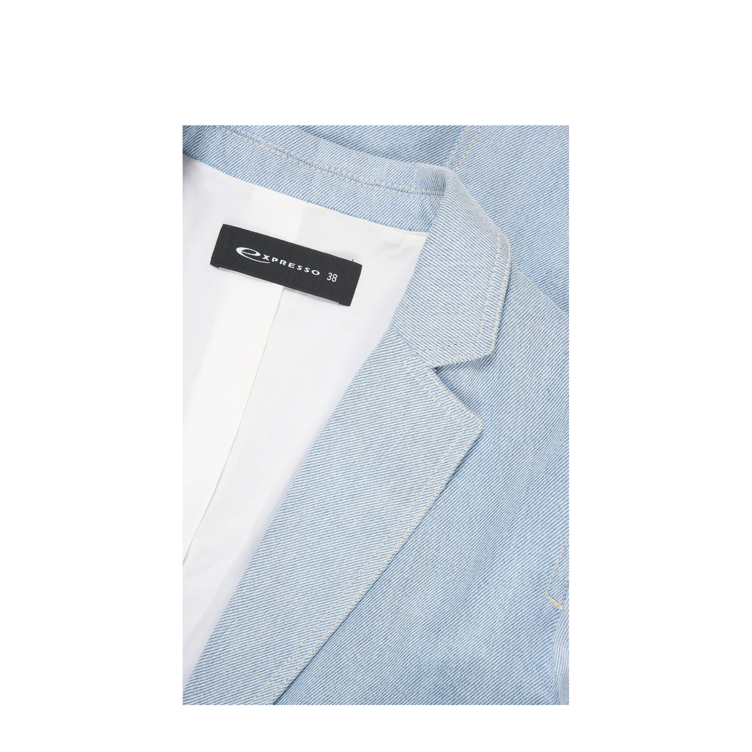 Expresso regular blazer light blue denim