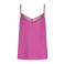 Expresso singlet met kant fuchsia