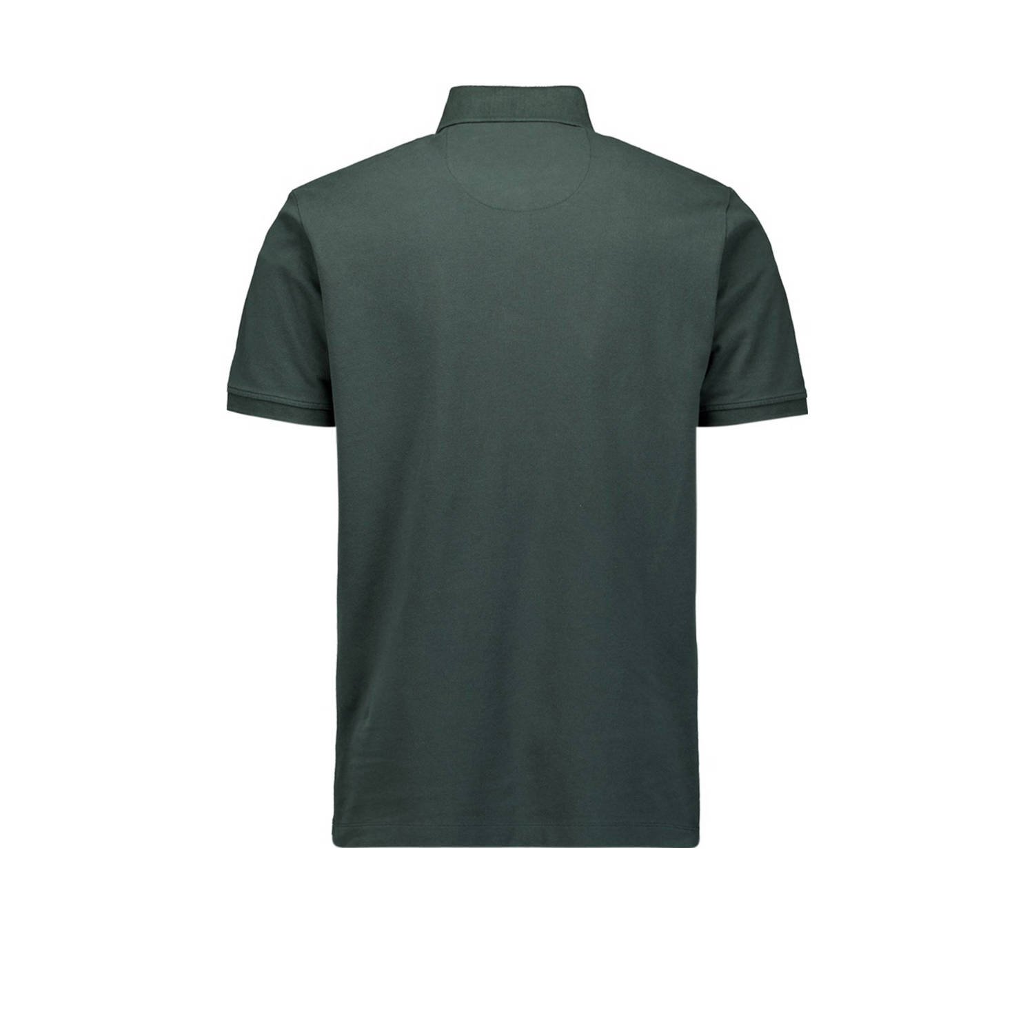 No Excess regular polo grijsgroen