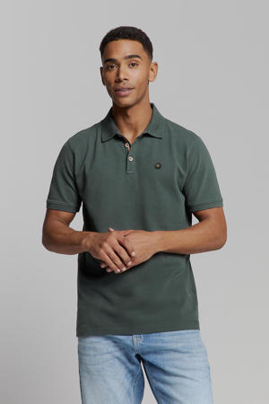 regular polo grijsgroen