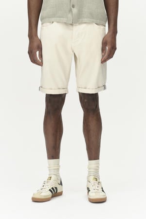 regular denim short ecru