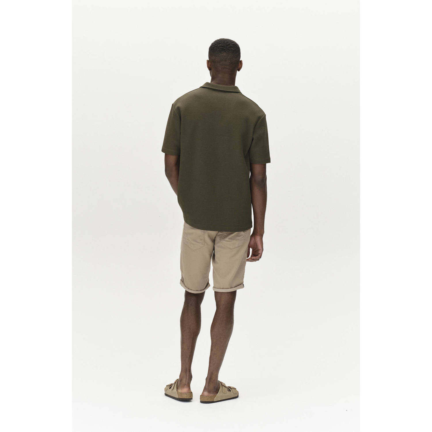 Gabba regular denim short lichtbruin