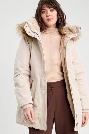 winterjas ecru