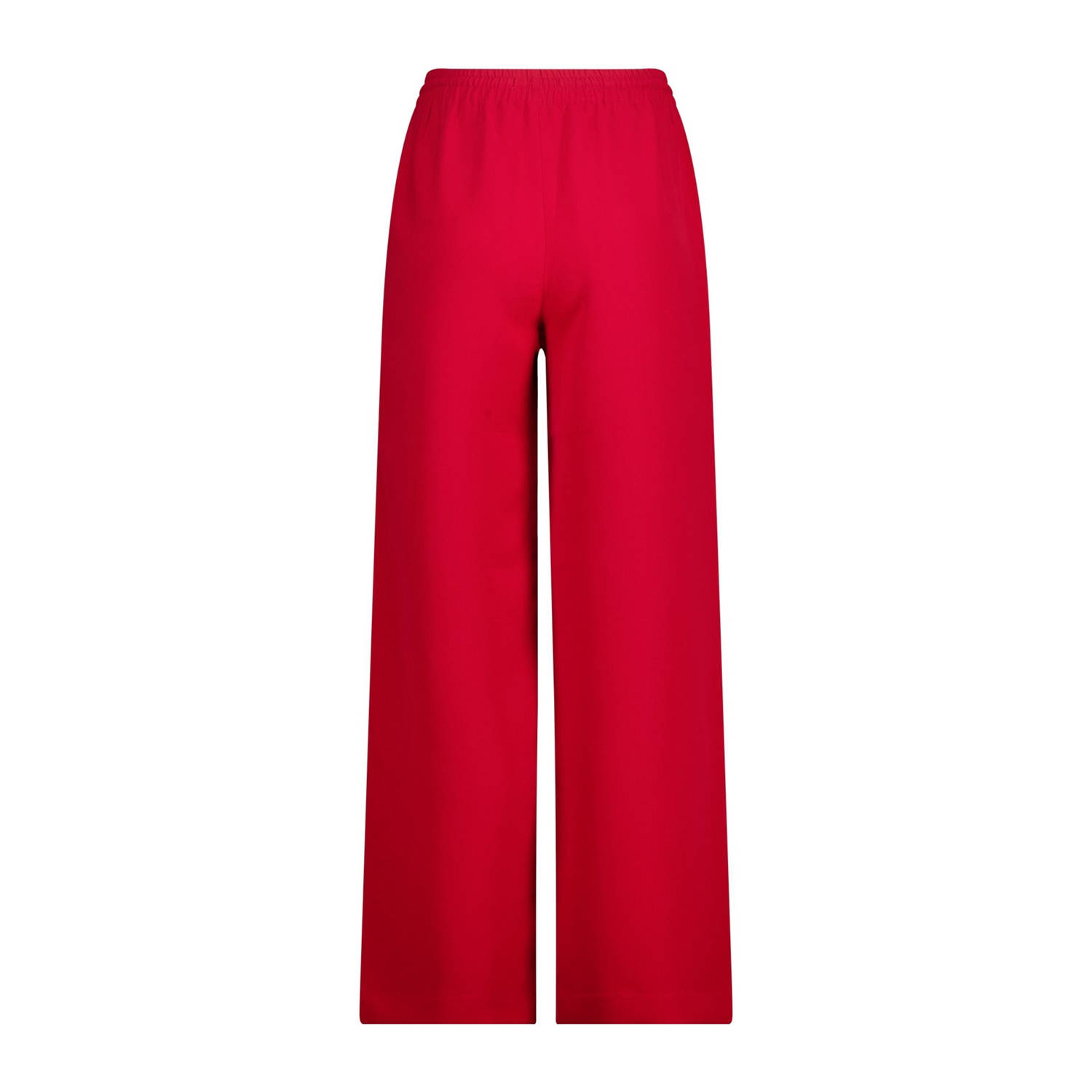 America Today straight high waist broek rood
