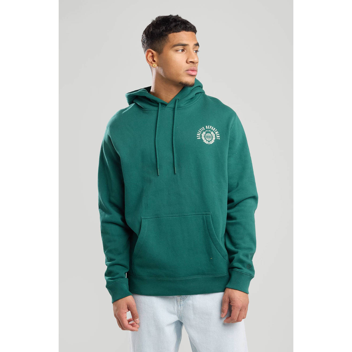 America Today hoodie donkergroen