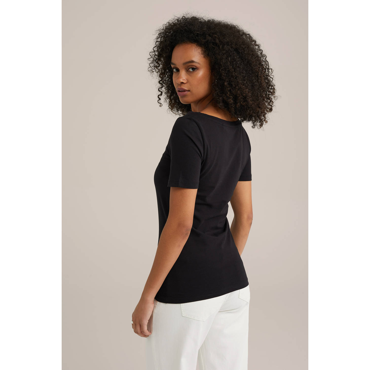 WE Fashion WE Fundamentals T-shirt zwart