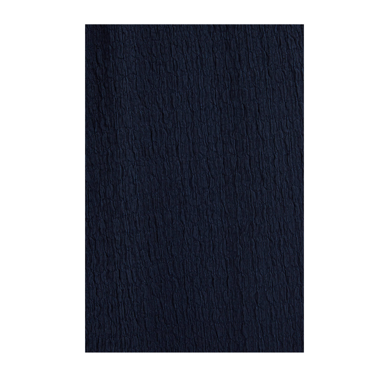 WE Fashion straight palazzo broek donkerblauw