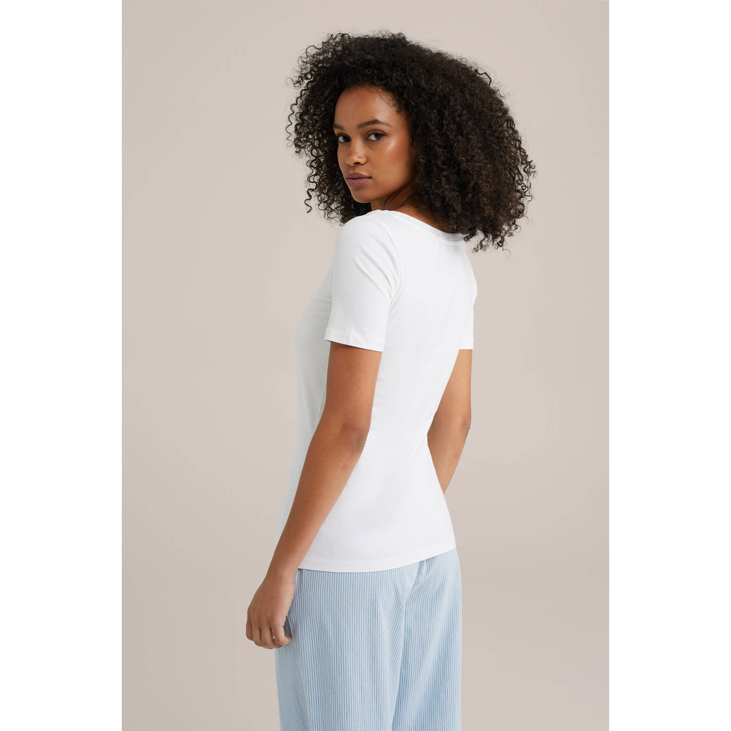 WE Fashion WE Fundamentals T-shirt wit