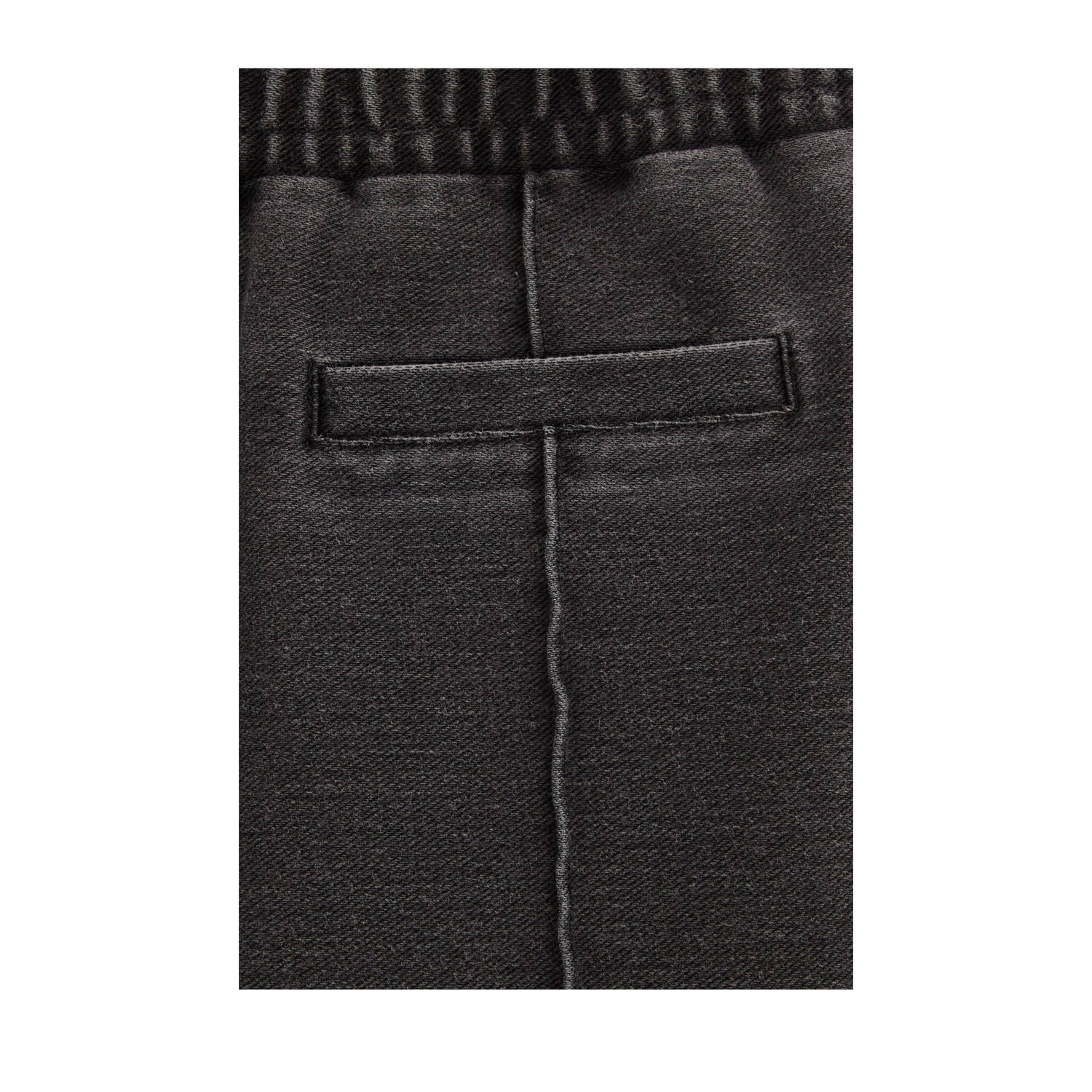 WE Fashion straight broek black denim