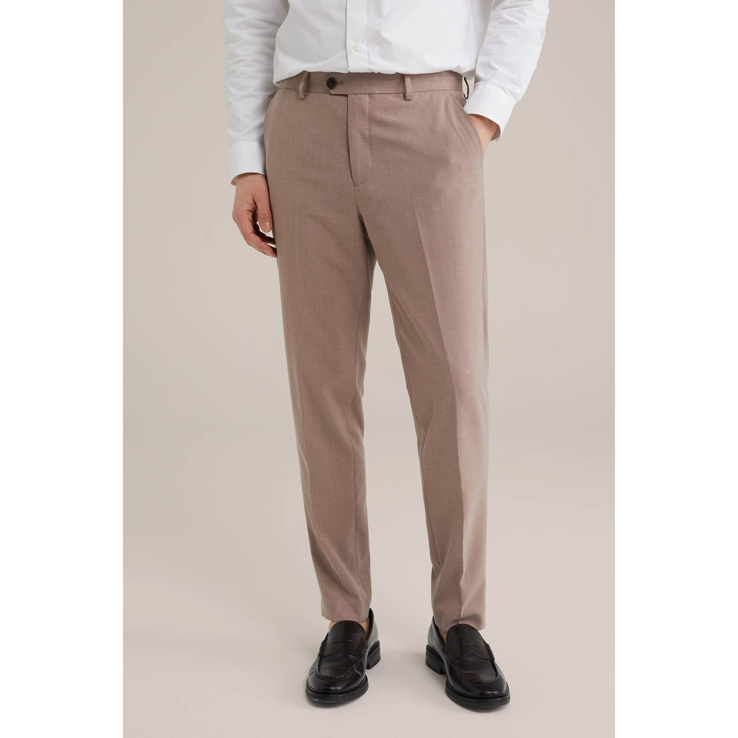 WE Fashion WE Fundamentals slim pantalon oudroze