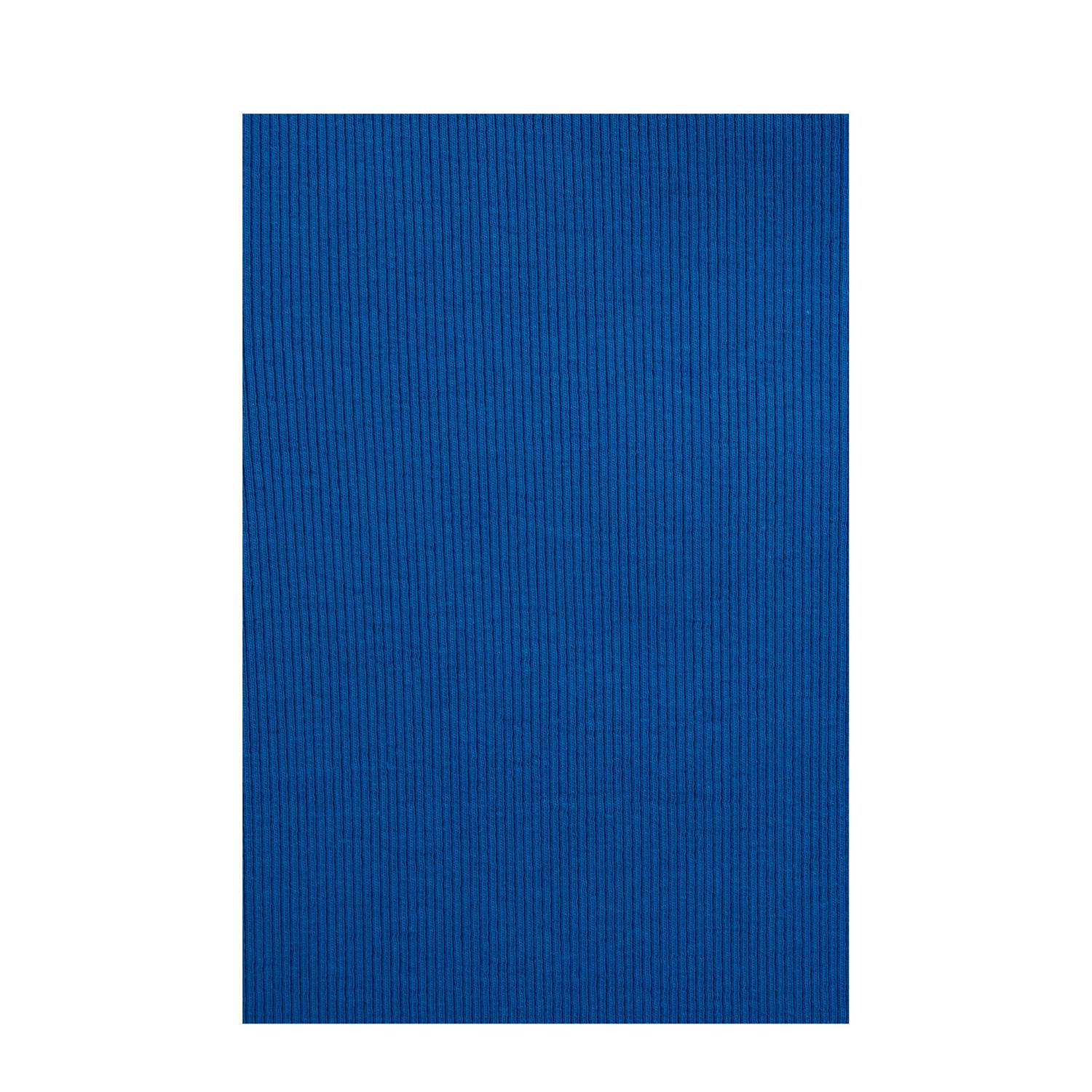 WE Fashion korte jurk rib gebreid blauw