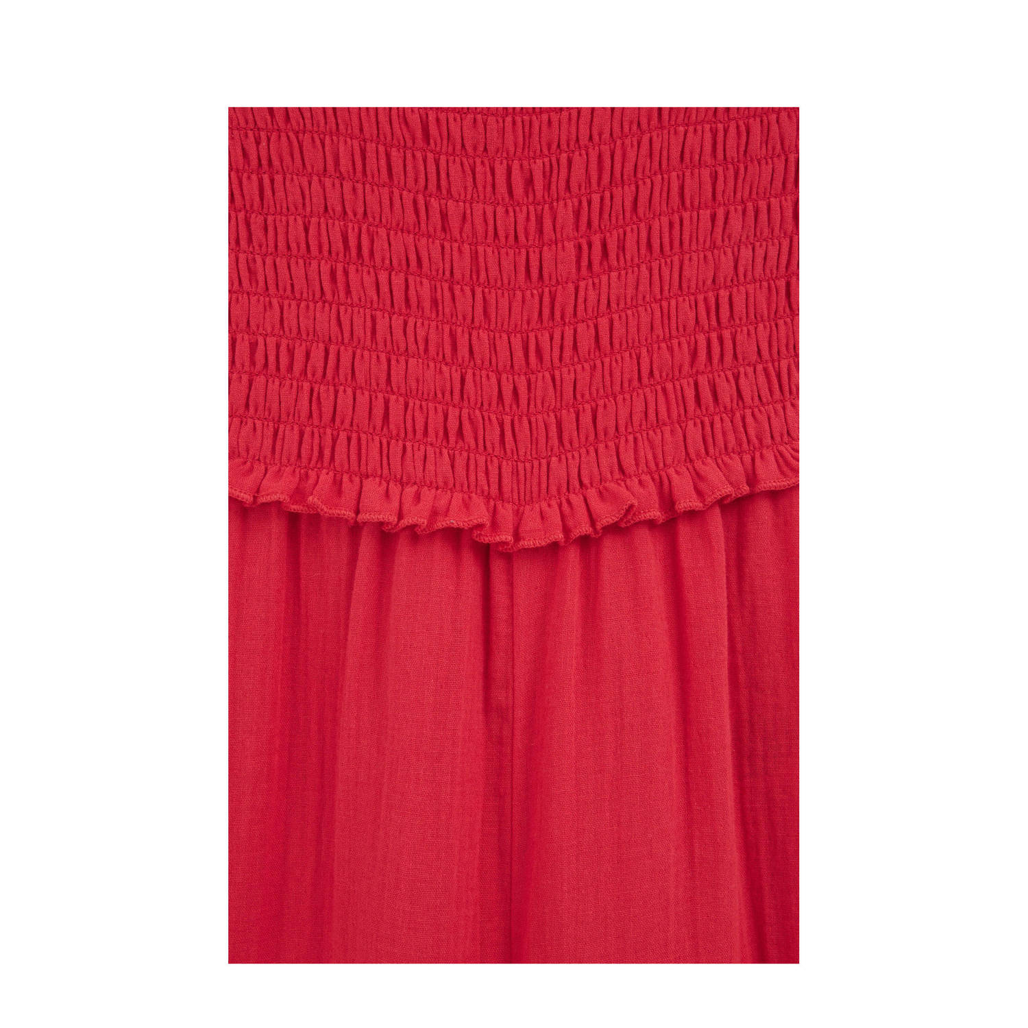 WE Fashion straight jumpsuit rood