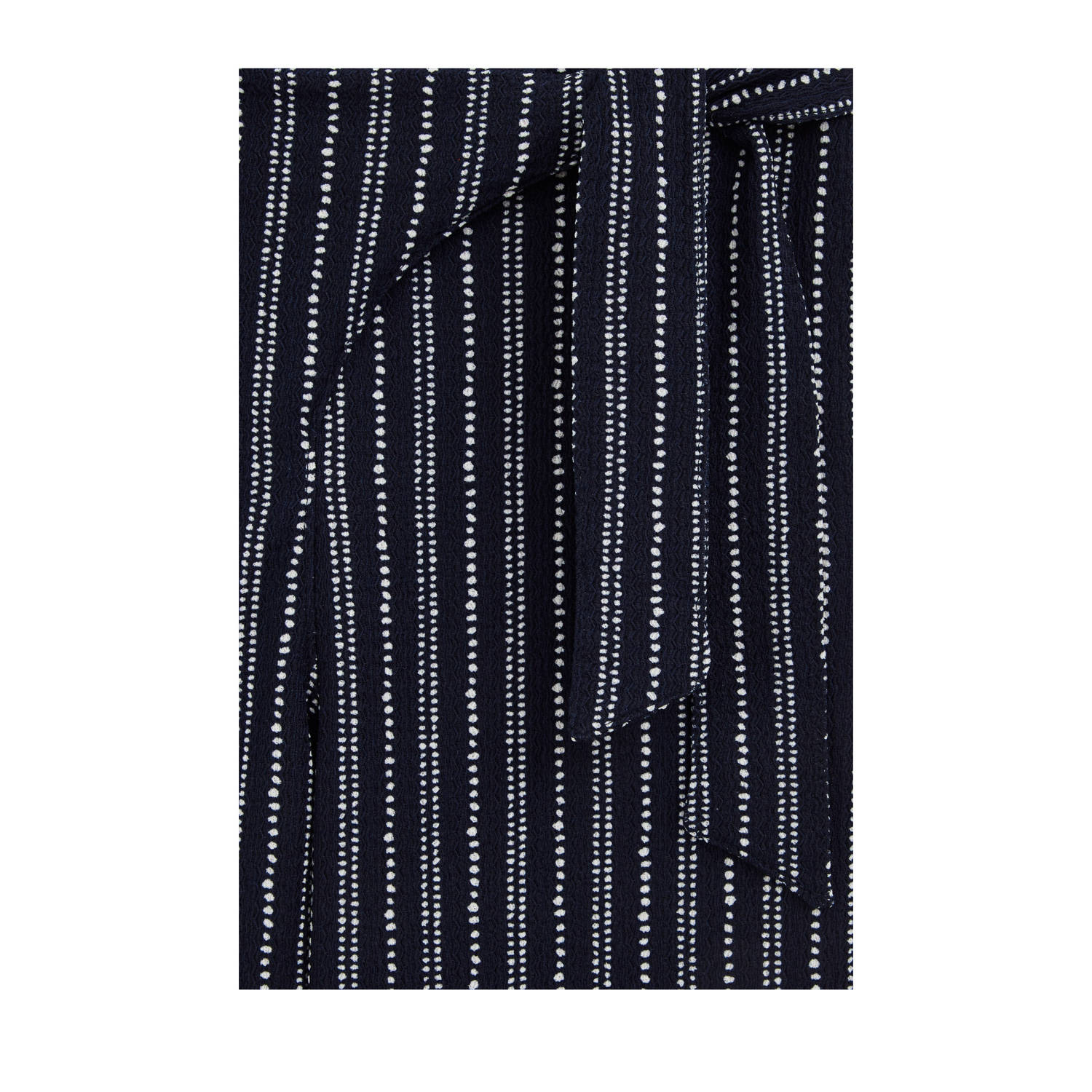 WE Fashion loose casual broek donkerblauw