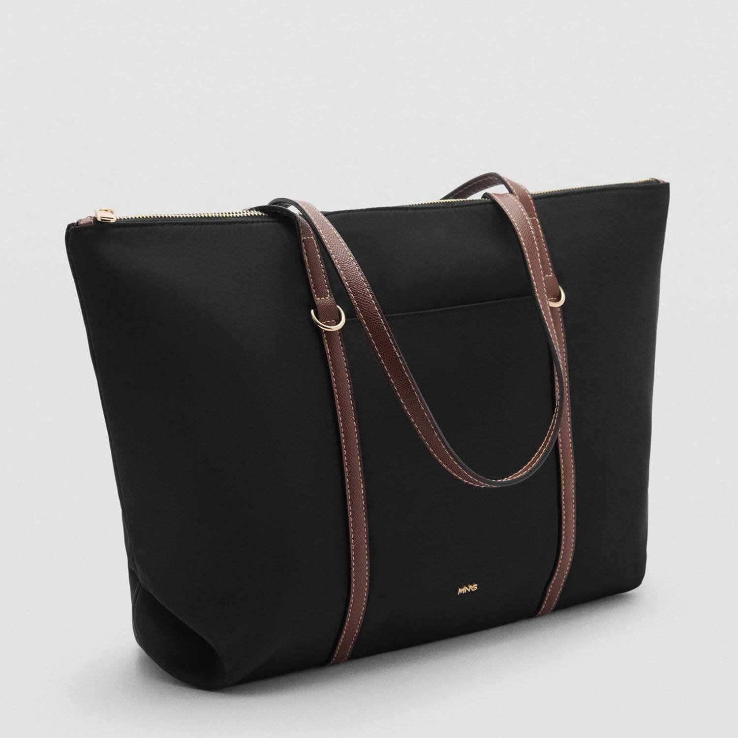 Mango shopper zwart