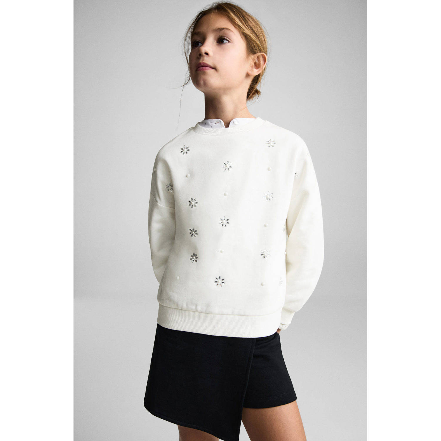 Mango Kids sweater wit