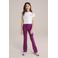WE Fashion flared broek paars