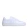 Manfield leren sneakers wit