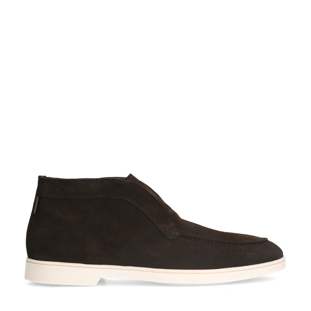 Bruine heren Manfield suède enkelboots