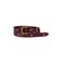 Pinned by K leren riem met studs bordeauxrood