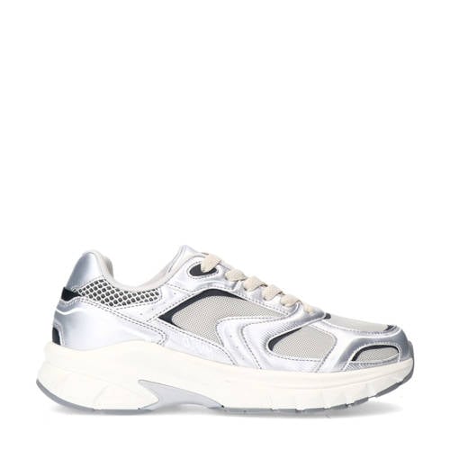 Manfield chunky sneakers zilver afbeelding