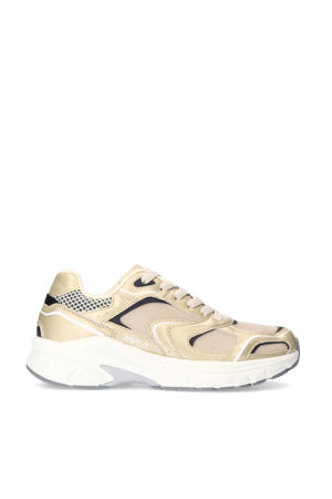 chunky sneakers goud