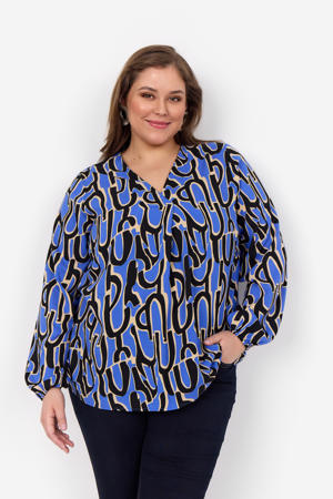 blousetop blauw