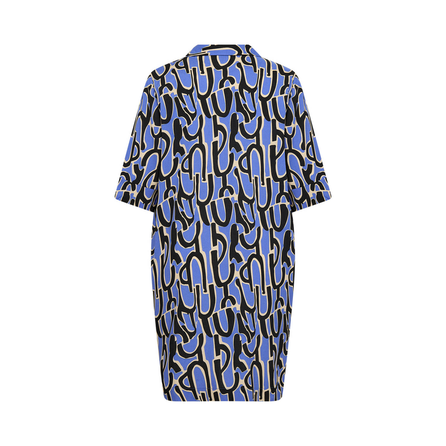 Wasabiconcept korte jurk blauw
