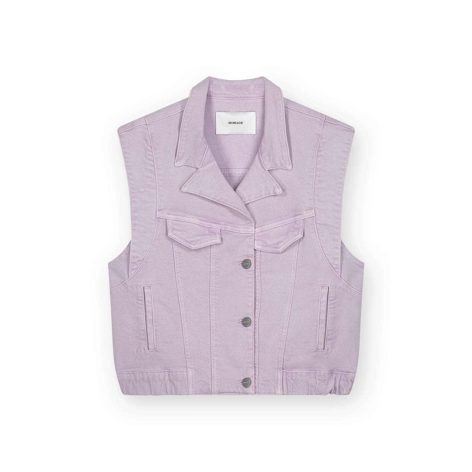 Homage to Denim gilet lila