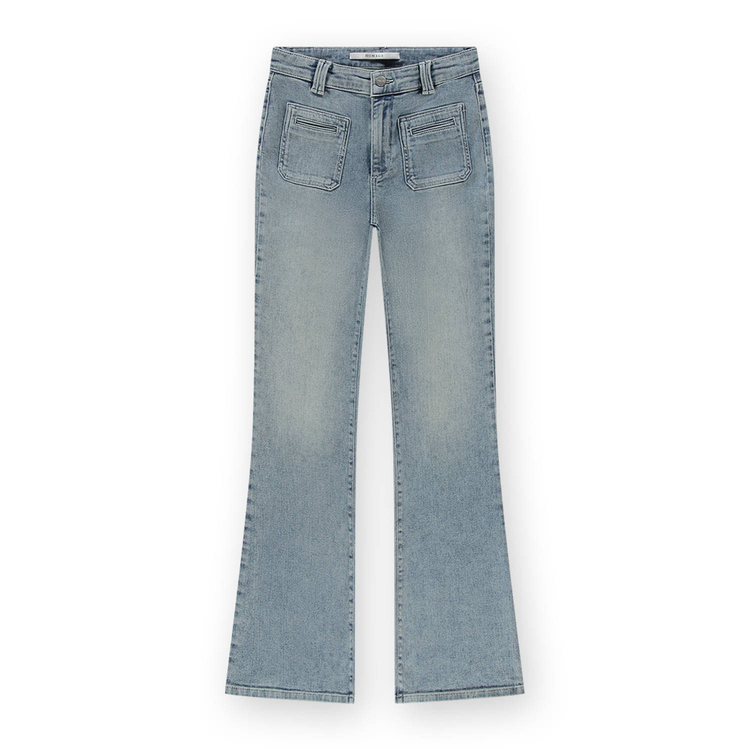 Homage to Denim flared jeans Jane medium blue denim