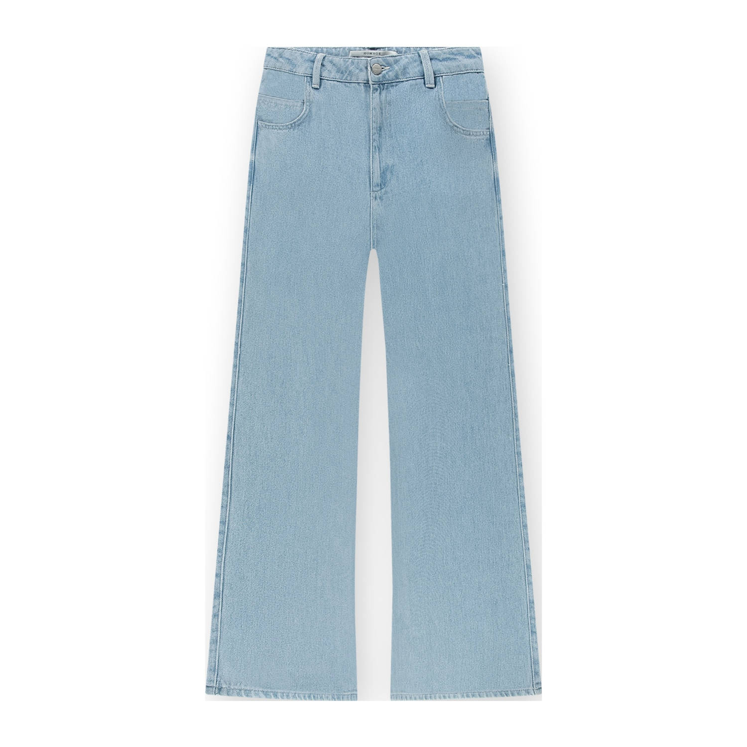 Homage to Denim high waist light blue denim