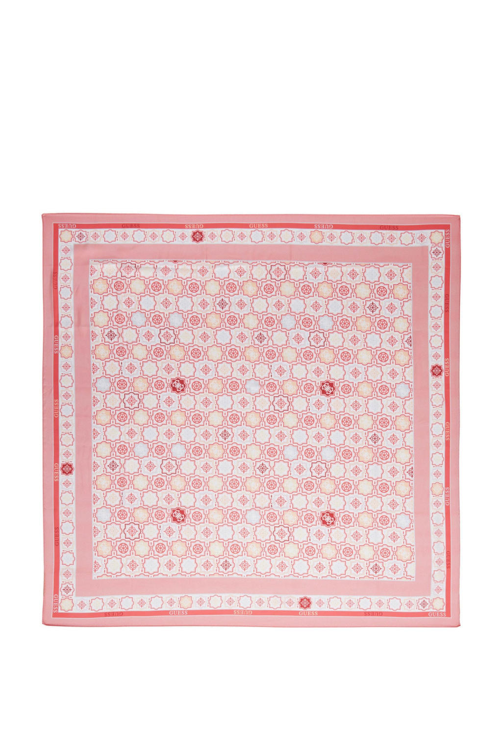 GUESS sjaal met all-over print roze