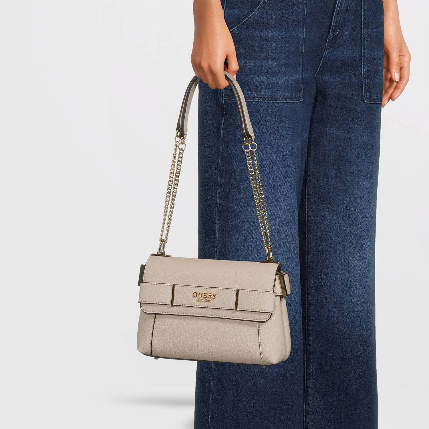 GUESS crossbody tas Anadela beige