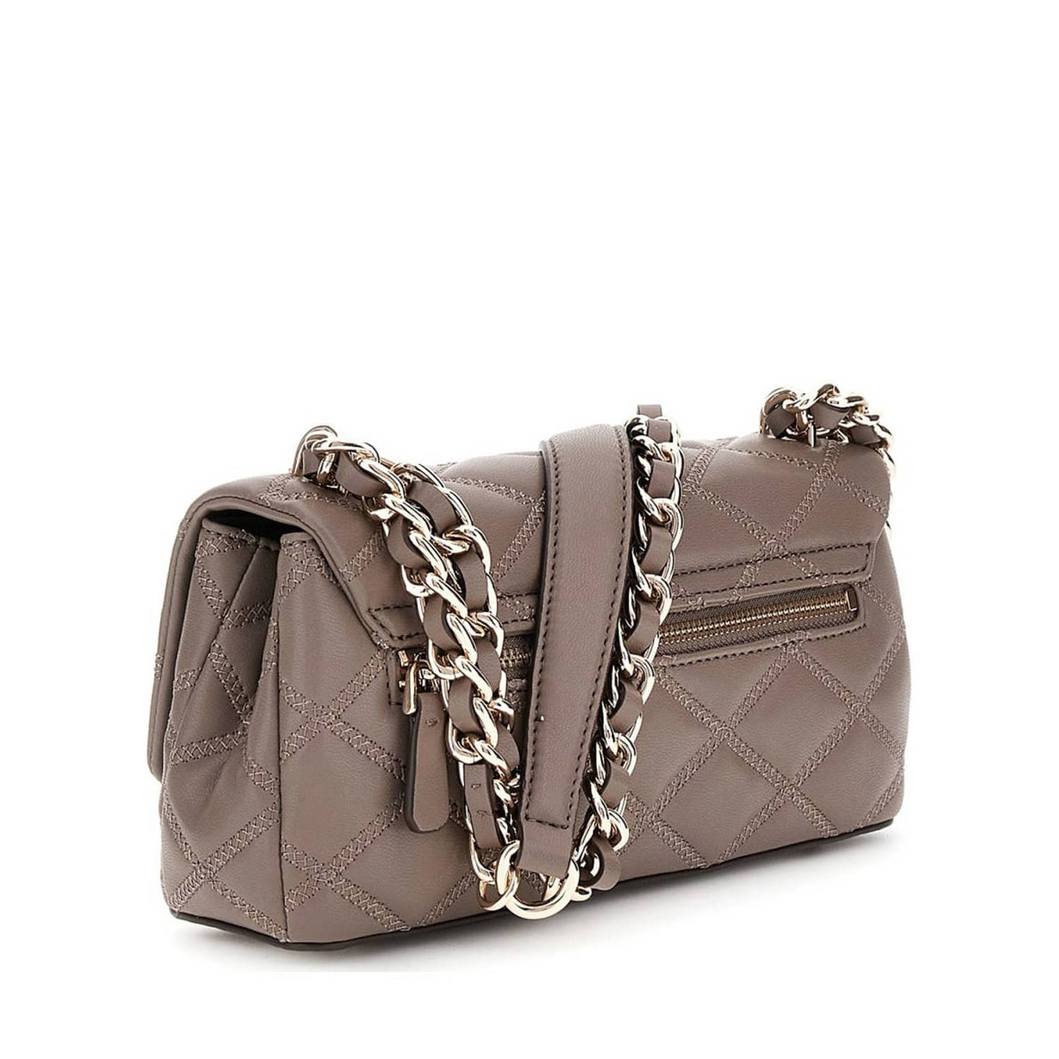 GUESS crossbody tas Tamsin taupe