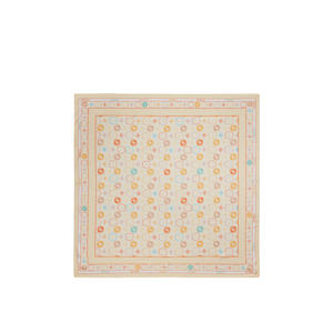 sjaal met all-over print geel