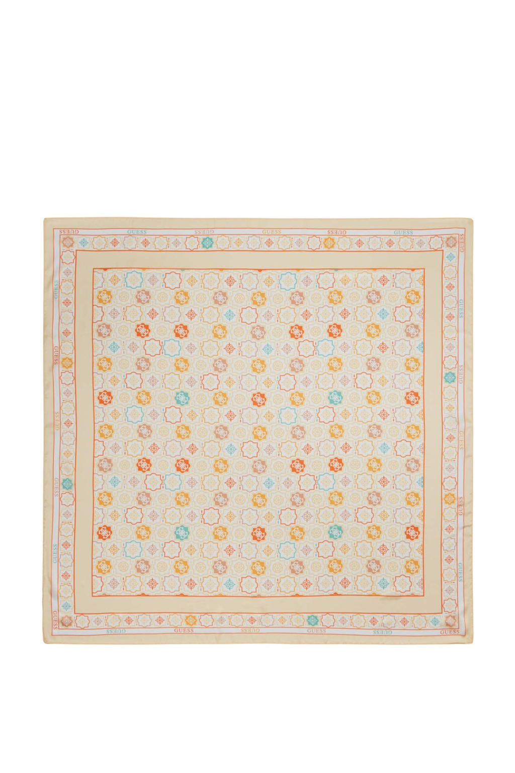 GUESS sjaal met all-over print geel