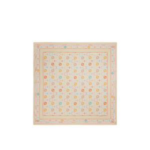 sjaal met all-over print geel