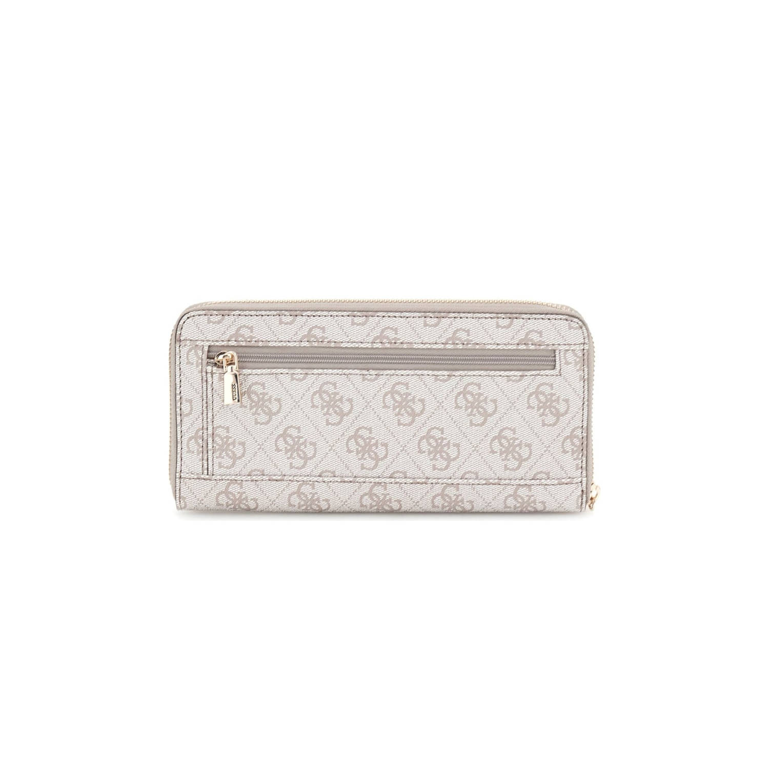 GUESS portemonnee Zamira met logoprint beige