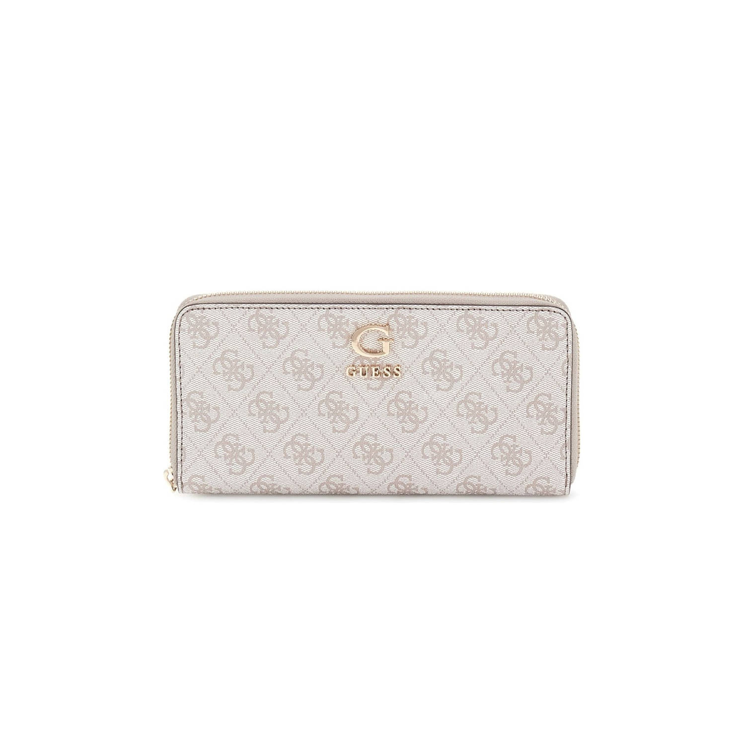GUESS portemonnee Zamira met logoprint beige
