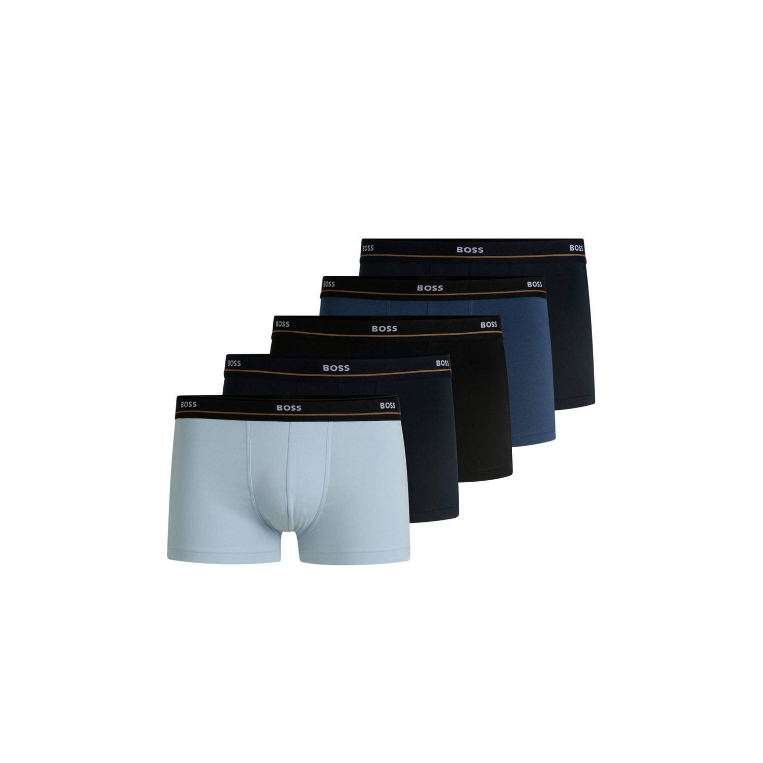 Boss Boxershort met elastische band met logo in een set van 3 stuks