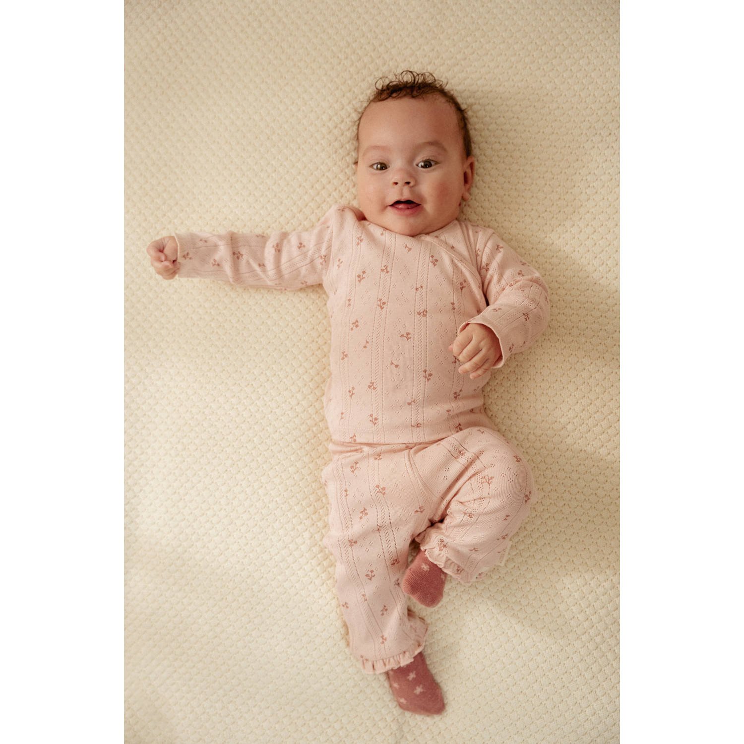 Little Dutch straight legging roze