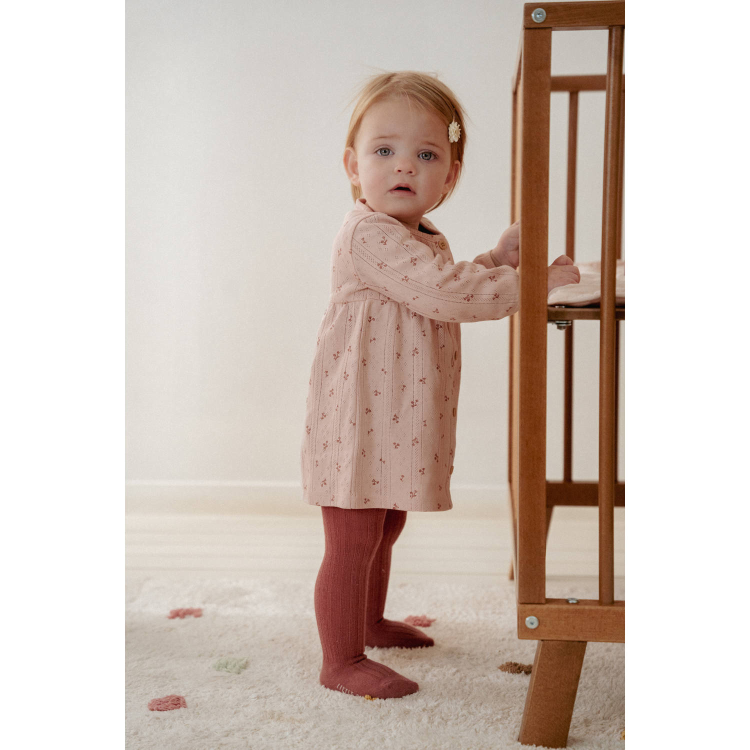 Little Dutch korte jurk roze