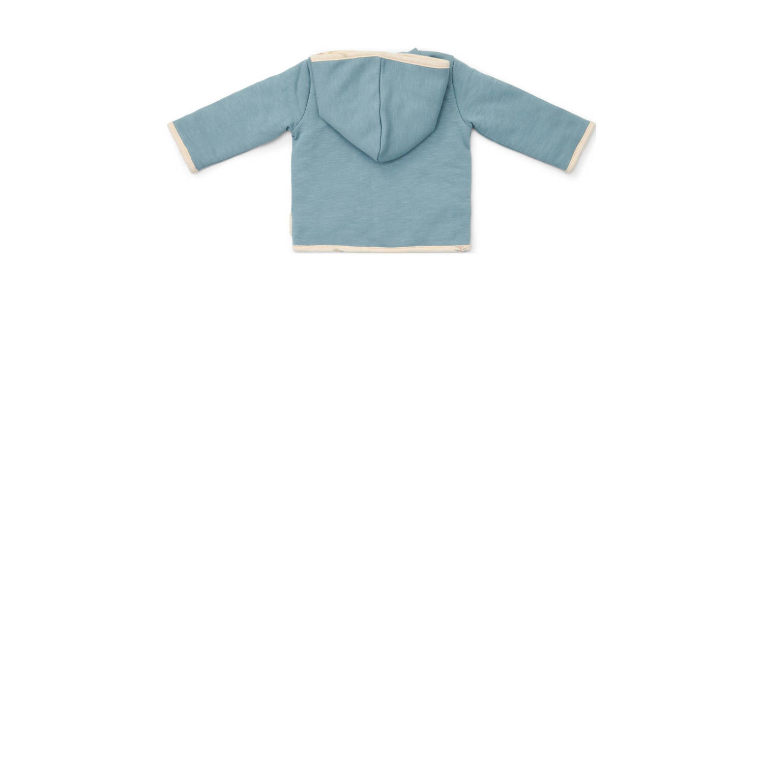 Little Dutch reversible baby zomerjas blauw offwhite