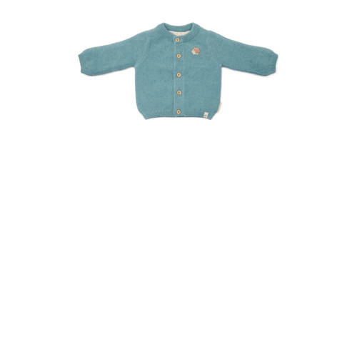Little Dutch vest blauw fijn gebreid afbeelding