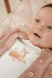 thumbnail: Little Dutch vest roze fijn gebreid