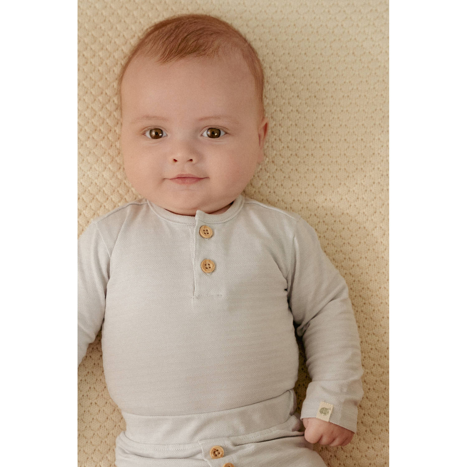 Little Dutch romper Baby Blue lichtblauw