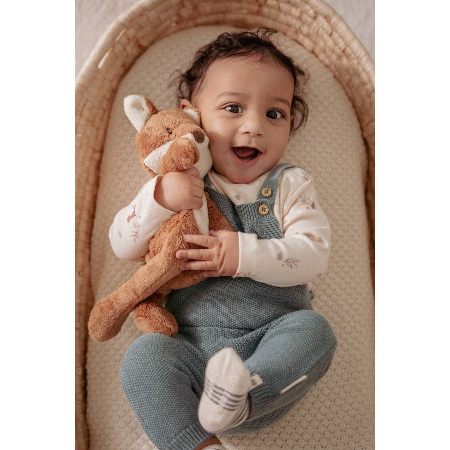 Little Dutch sokken set van 3 blauw beige
